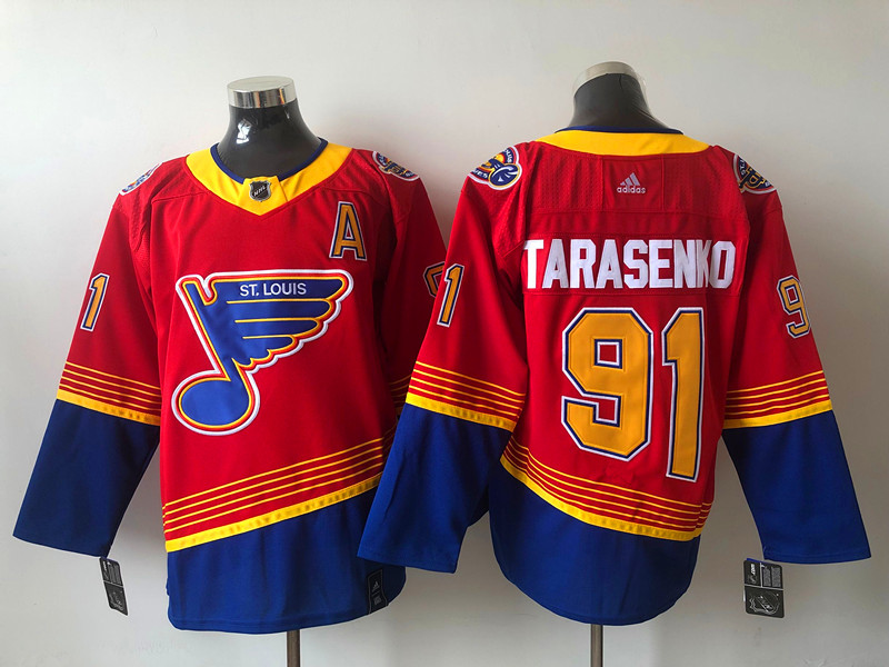 Men's St. Louis Blues Vladmir Tarasenko #91 Red Breakaway Jersey